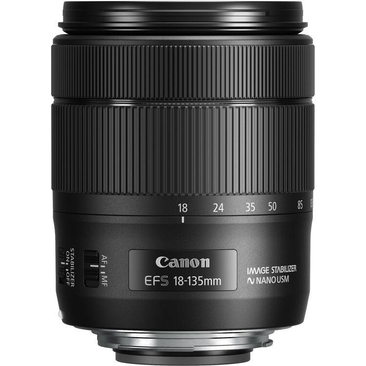 18 24 35 50 85 2 ON OFF STABILIZER - AF - MF Canon EFS 18-135mm IMAGE STABILIZER N NANO USM