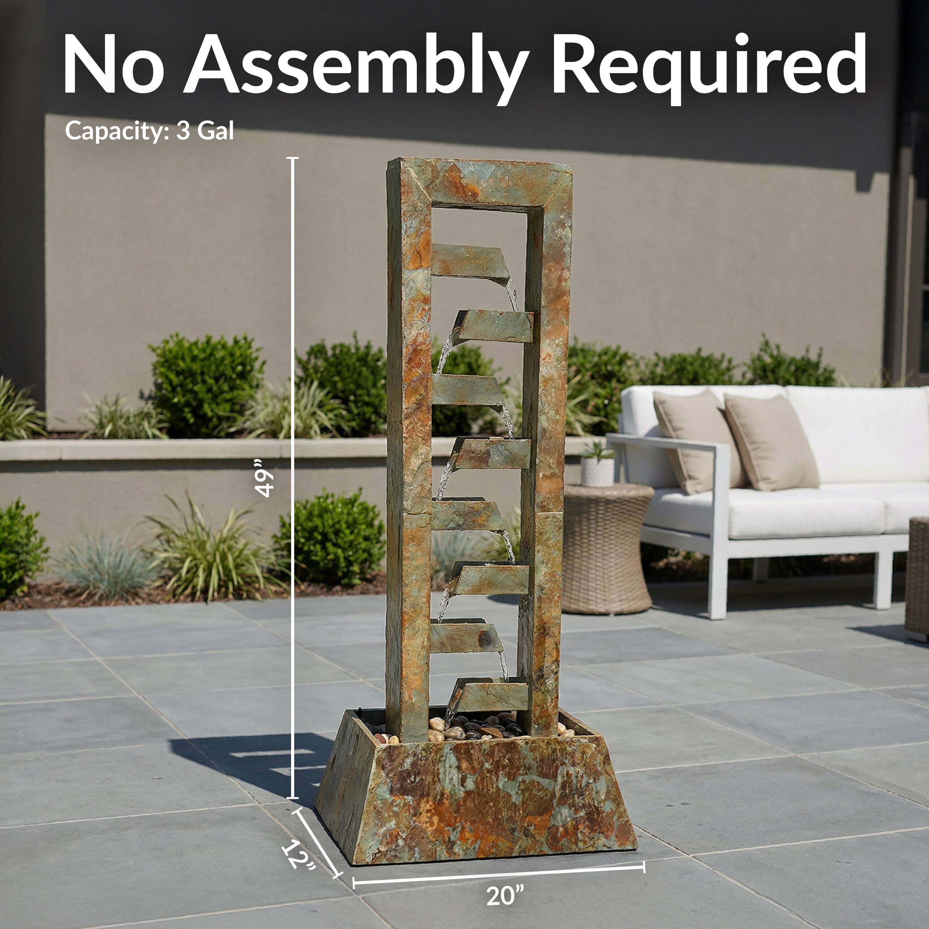 No Assembly Required  
Capacity: 3 Gal  
49"  
12"  
20"