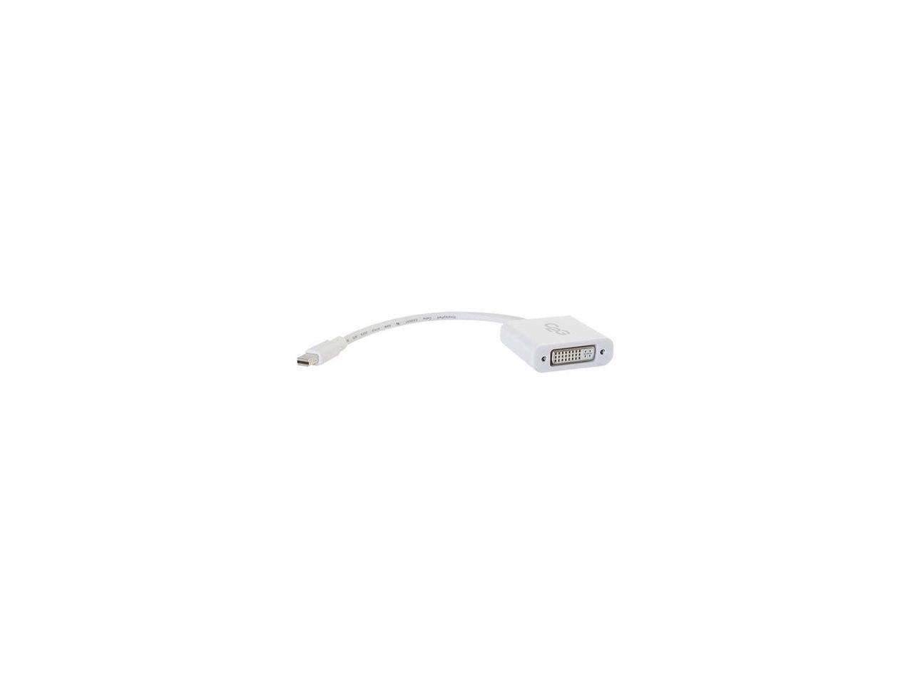 Alt View 1. Cables to Go - C2g Mini Displayport To Dvi Adapter - Mini Dp To Dvi-D Active Converter - White.