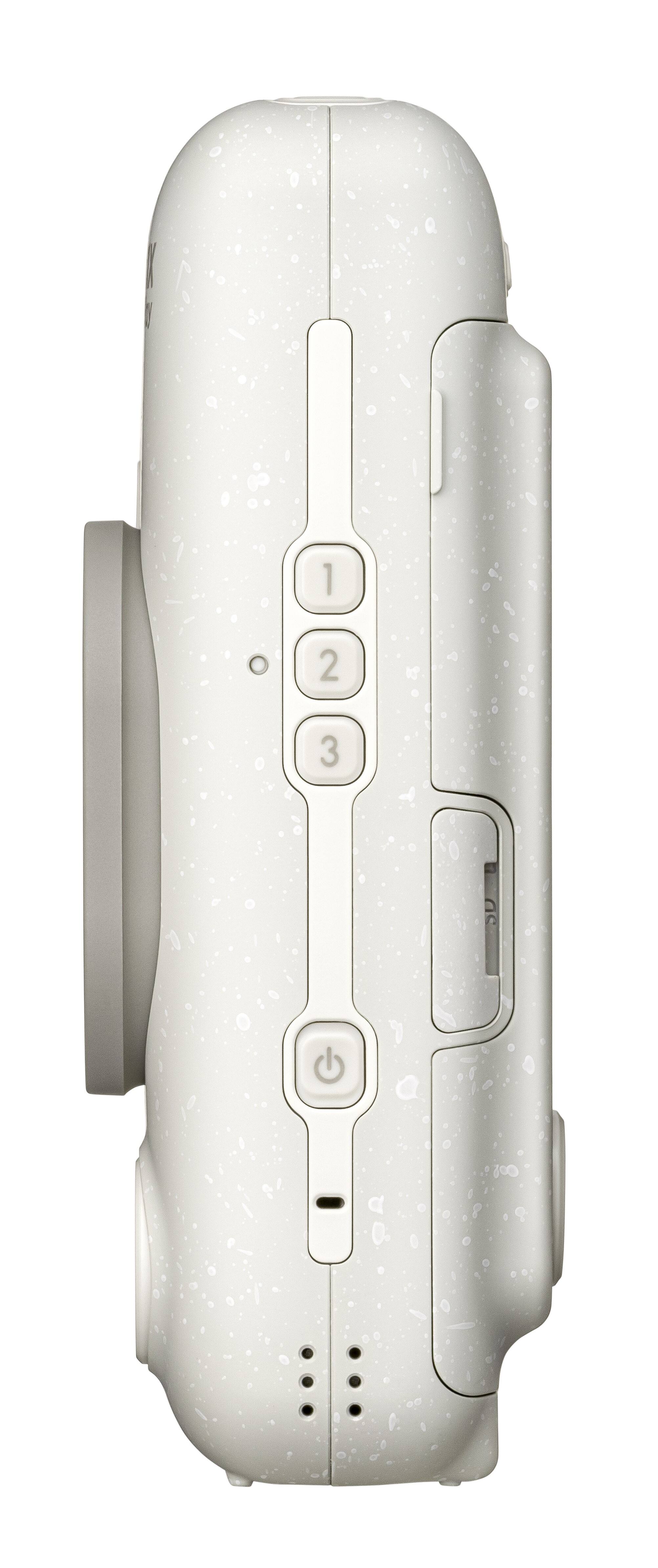 Back. Fujifilm - instax mini LiPlay Hybrid Instant Camera - Misty White.