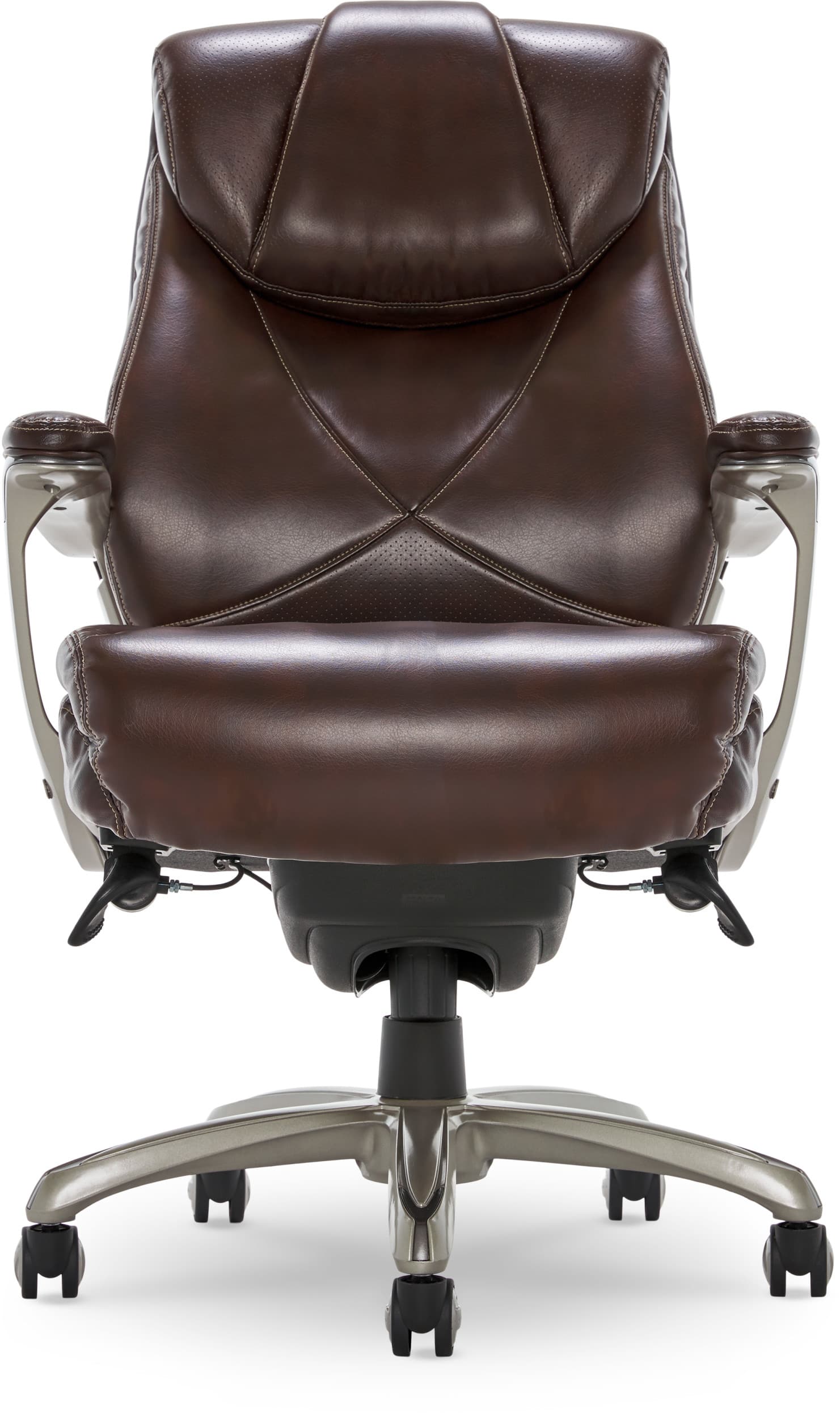 Best Buy La Z Boy Cantania Bonded Leather Executive Office Chair Coffee Brown Chr200010 5961