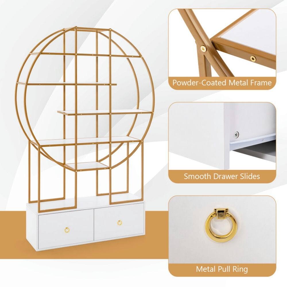 Powder-Coated Metal Frame  
Smooth Drawer Slides  
Metal Pull Ring