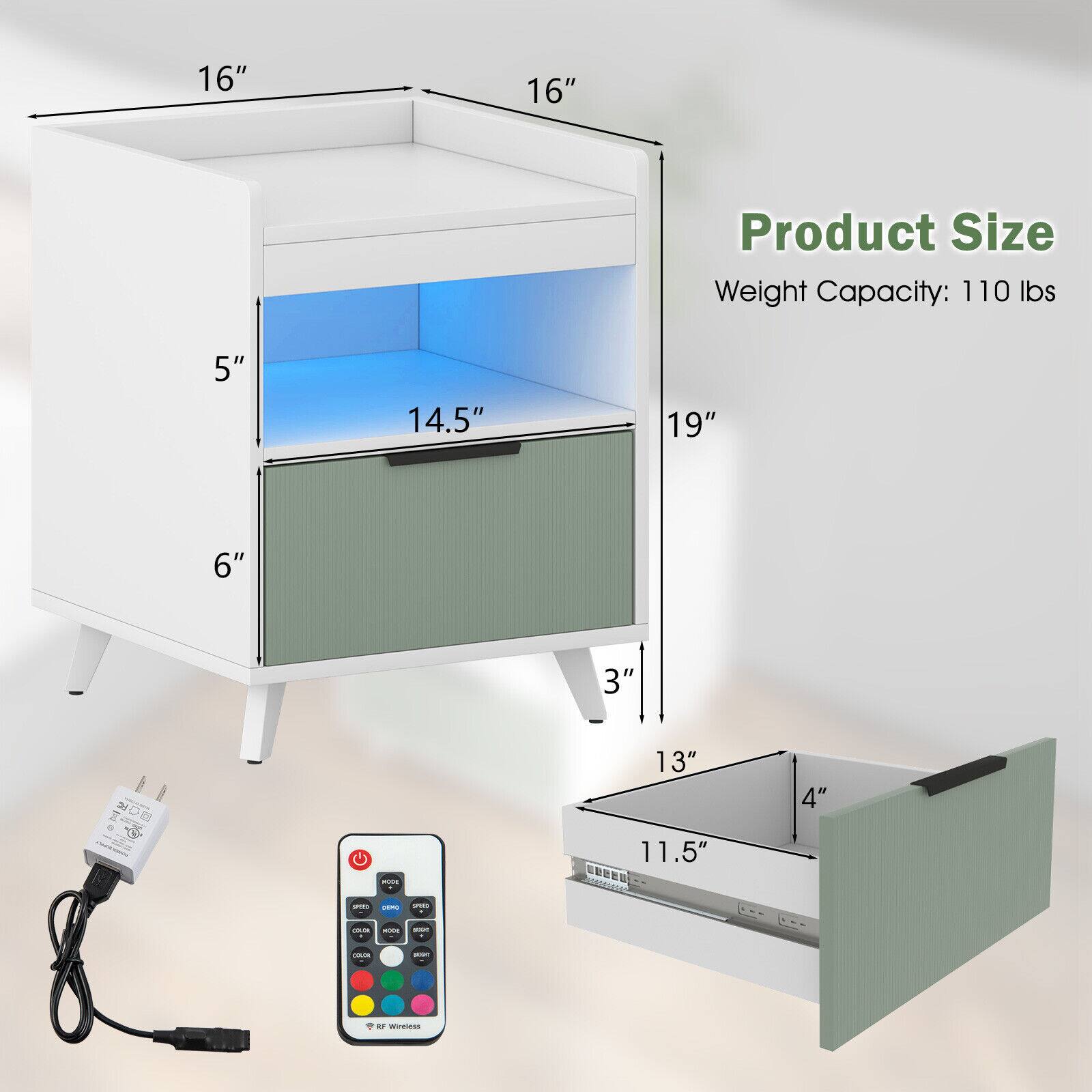 Product Size, Weight Capacity: 110 lbs, 16", 16", 5", 14.5", 19", 6", 3", 13", 11.5", 4"