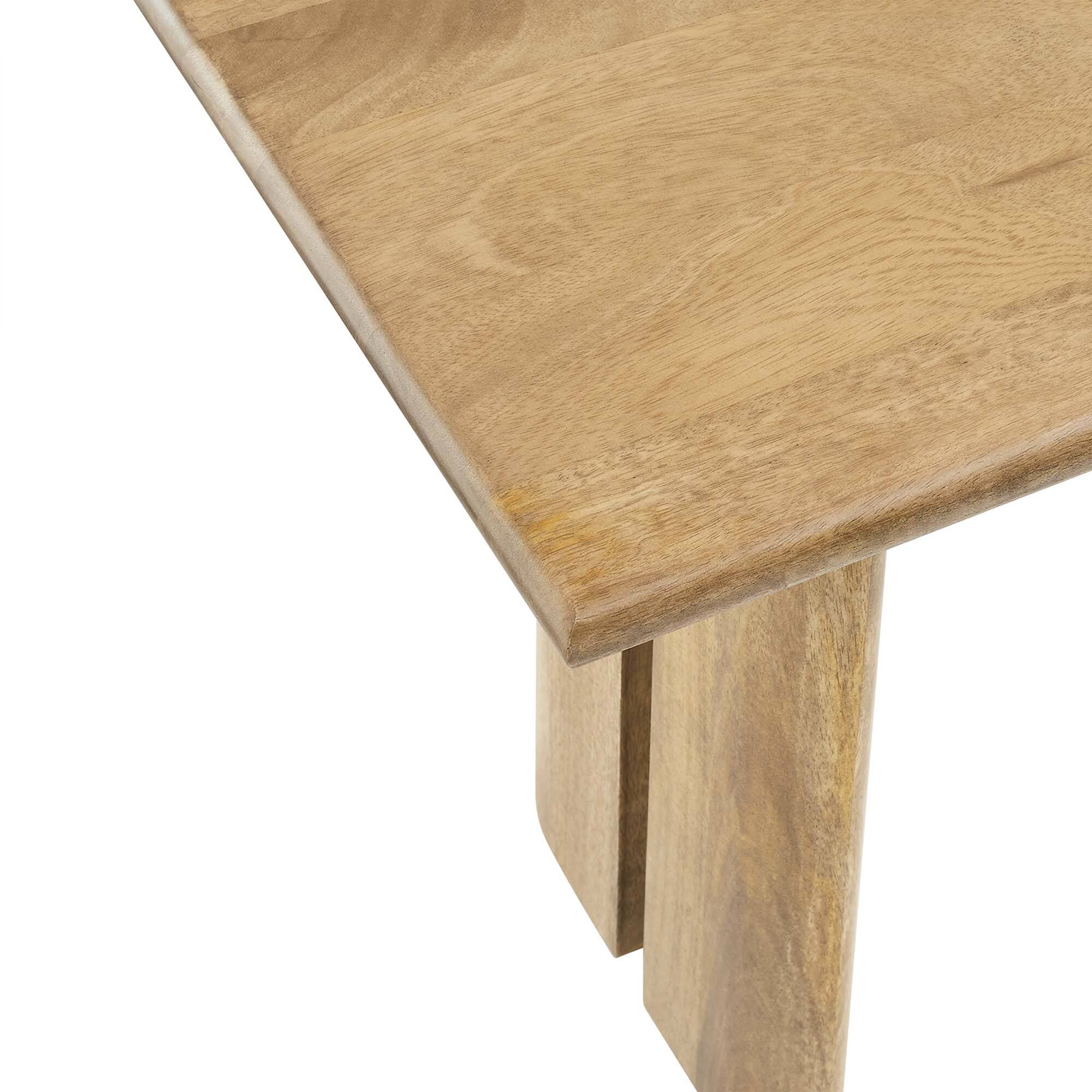 Alt View 2. Modway - Amistad 46" Wood Bench by Modway - Brown.