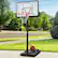 Front. Best Choice Products - Adjustable Regulation-Size Basketball Hoop w/ Fillable Base, 2 Wheels - Clear.