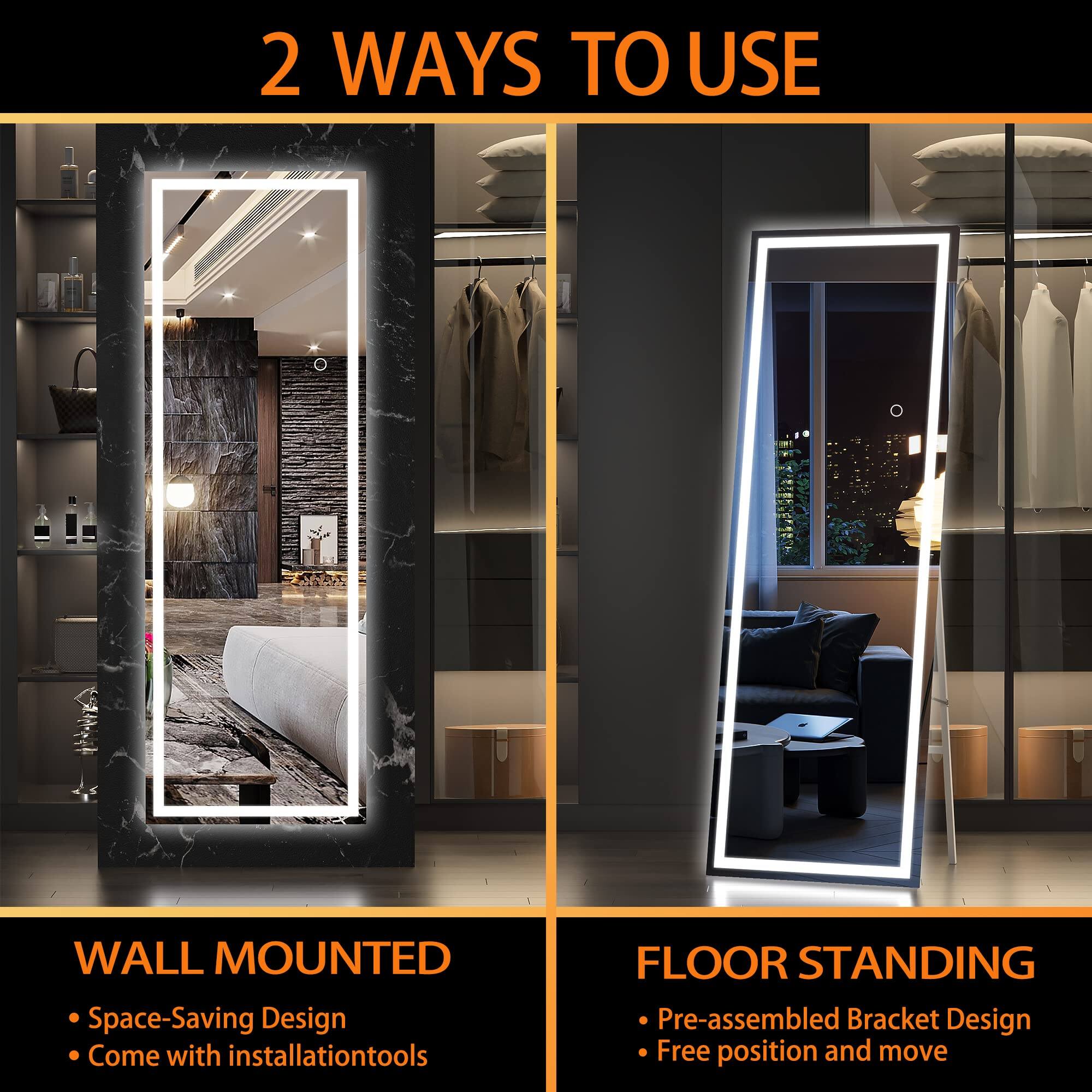 2 WAYS TO USE

WALL MOUNTED
- Space-Saving Design
- Come with installation tools

FLOOR STANDING
- Pre-assembled Bracket Design
- Free position and move