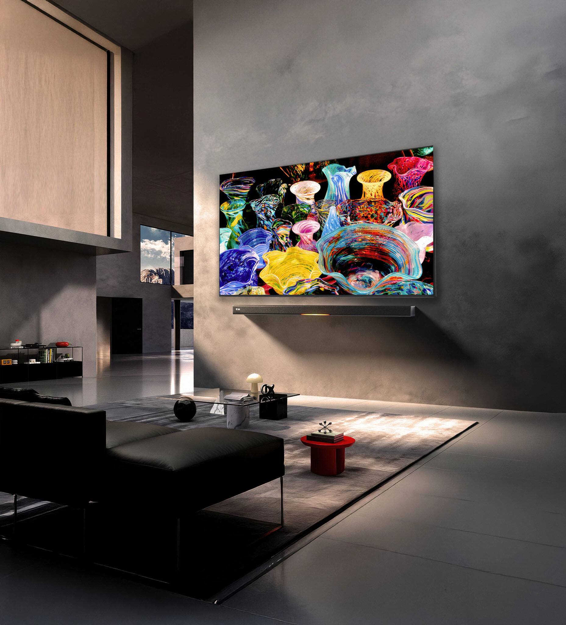 Alt View 23. LG - 100" Class 95B Series Micro RGB evo AI LED 4K Smart webOS TV (2026).