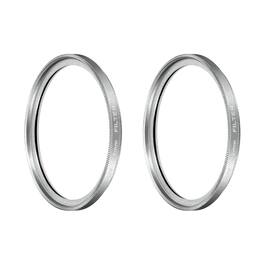 Unique Bargains - 49mm Ultra Slim Lens Filter 2pcs, Multi Coating Aluminum Circular Screw-in Protection for Photography