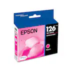 Designed for Excellence TM/MC EPSON 126 High-capacity Rendement lev EA uFe A 126 Bagenta Hogenta DURABrite Ultra ~ Magenta