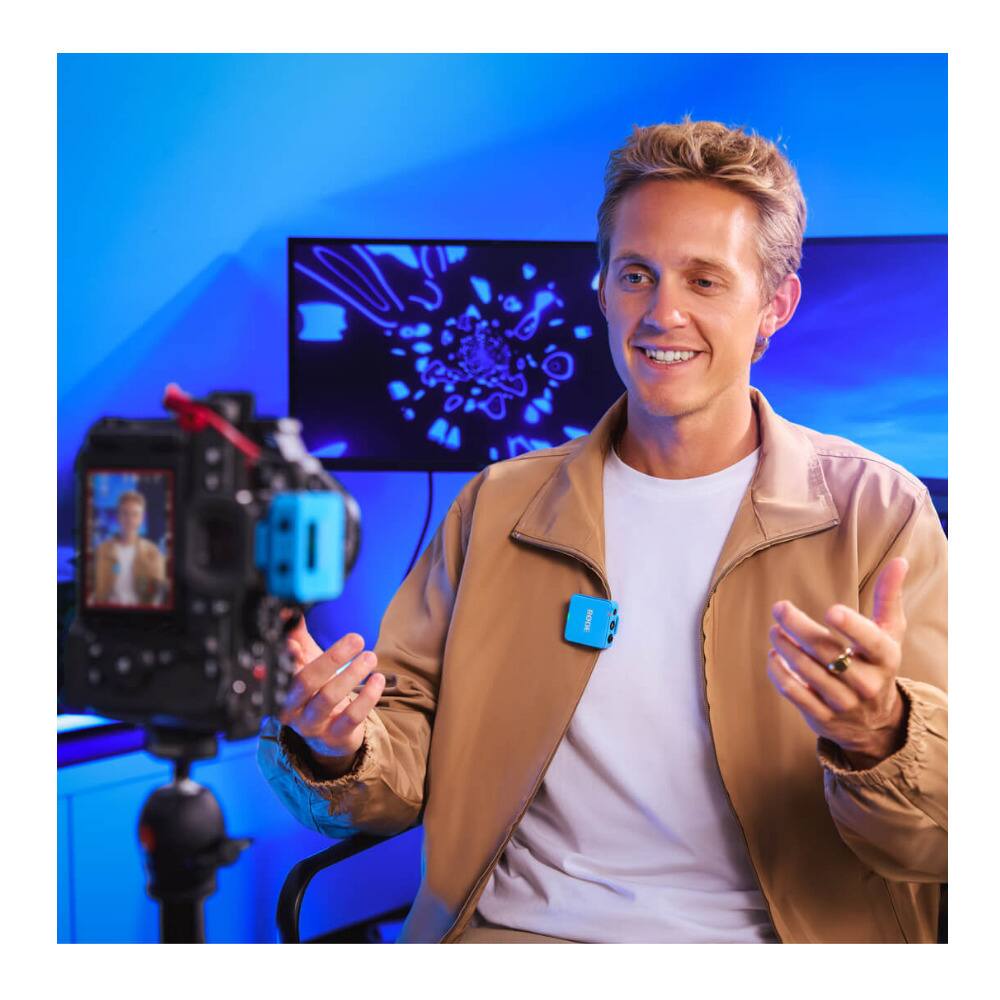 Back. RODE - RODE Wireless GO (Gen 3) Compact Wireless Microphone System (Blue).