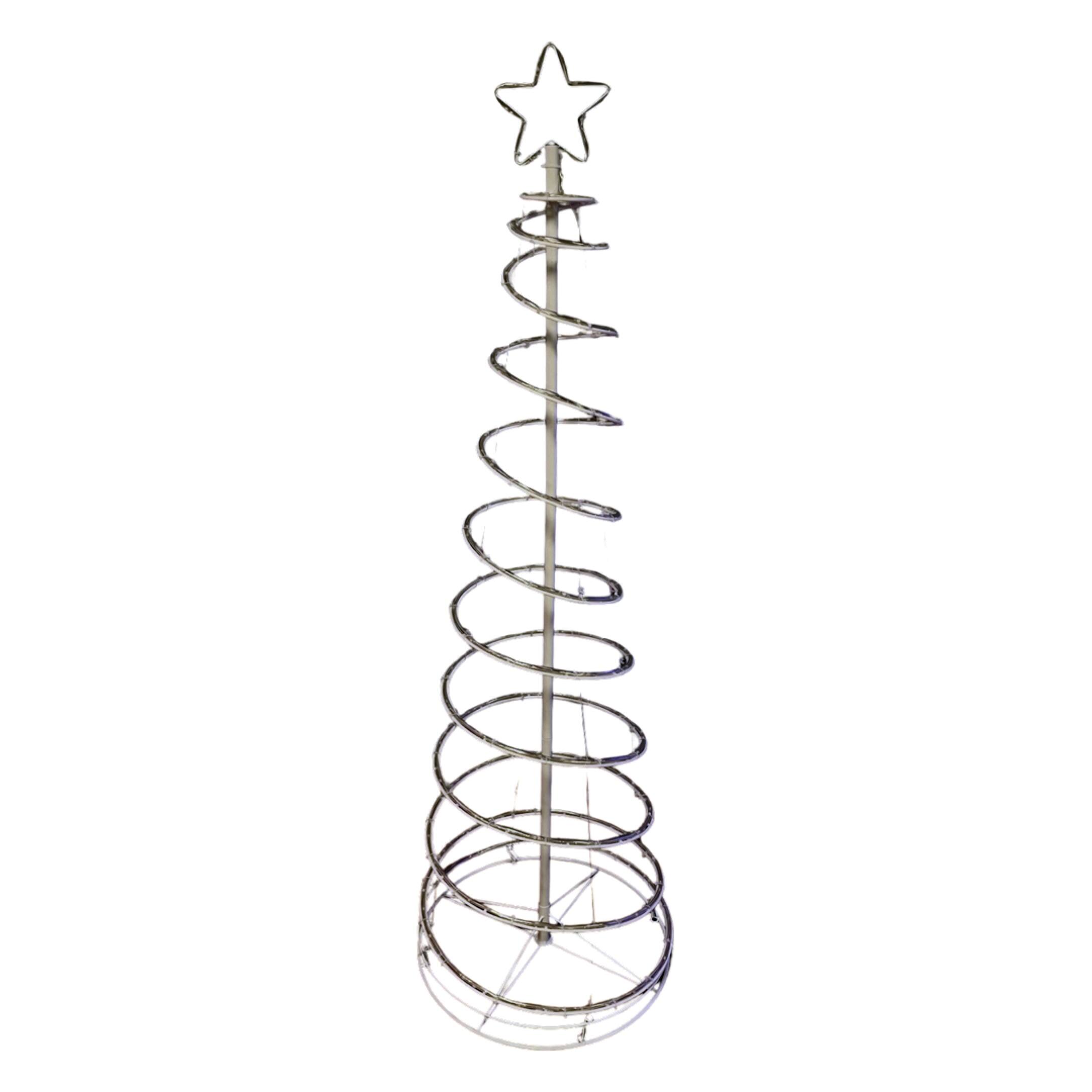 Alt View 12. Charm Holiday - Outdoor Lit LED Outdoor Spiral Christmas Tree - Multi.