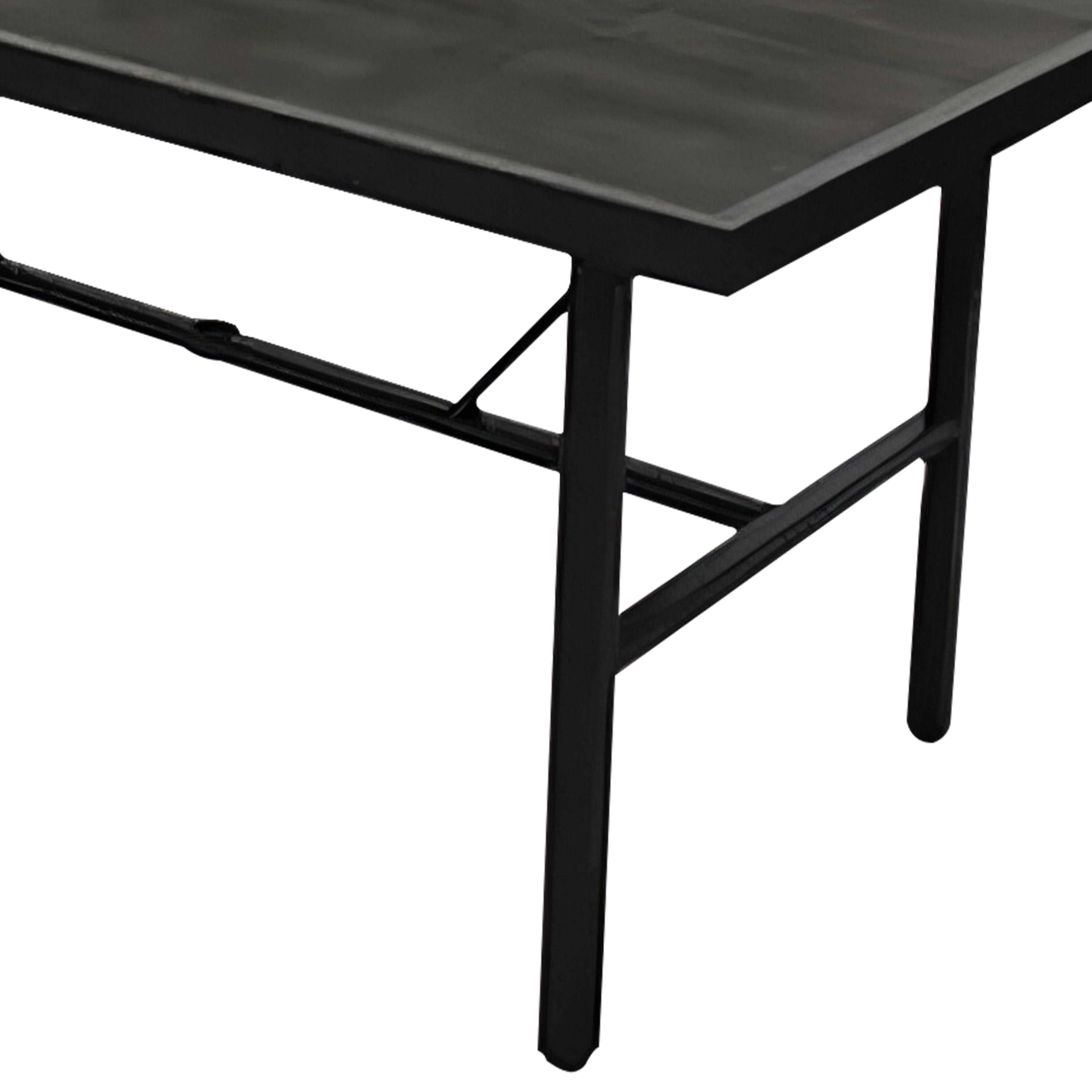 Alt View 7. Four Seasons Courtyard - Four Seasons Courtyard Nantucket 40 x 72 Inch All Weather Patio Dining Table - Brown.