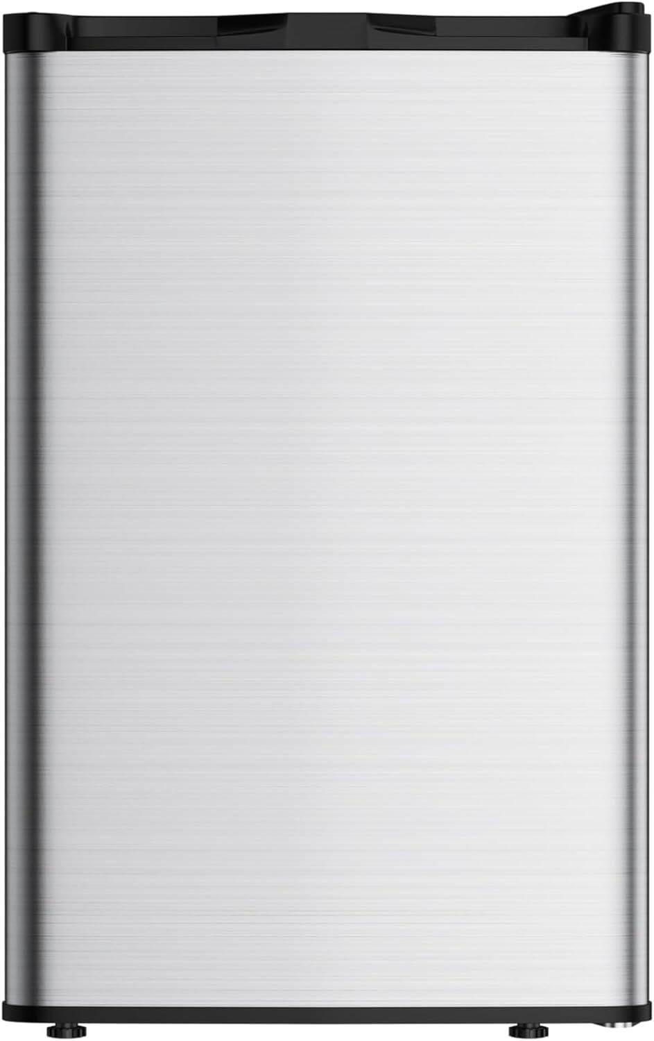 Alt View 7. Circus Cirle - 3.6 Cu Ft Upright Freezer, Freestanding Mini Freezer - Silver.