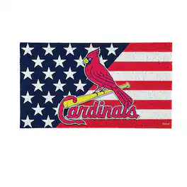 Evergreen Enterprises - 16" x 28" Stars & Stripes Patriotic Turf Mat - Multicolor