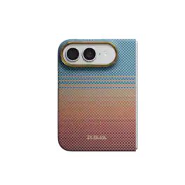 Pitaka - Ultra Slim Case for iPhone Duo,Aramid Fiber Case, MagSafe Compatible, Caseless Feel, Camera Control, Silky Texture - California Dream