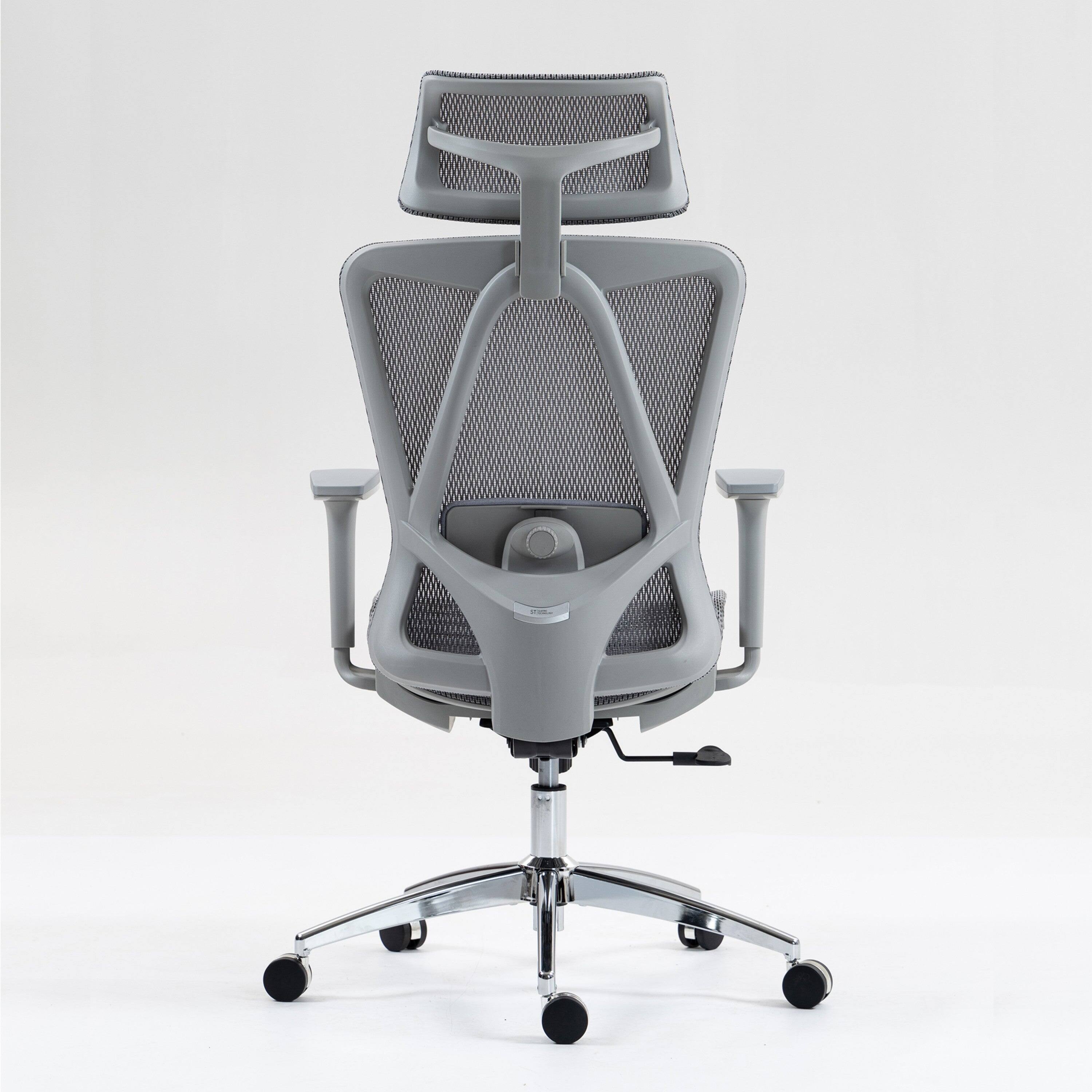 Alt View 5. Boyel Living - High Back Ergonomic Mesh Office Chair Grey - Gray.