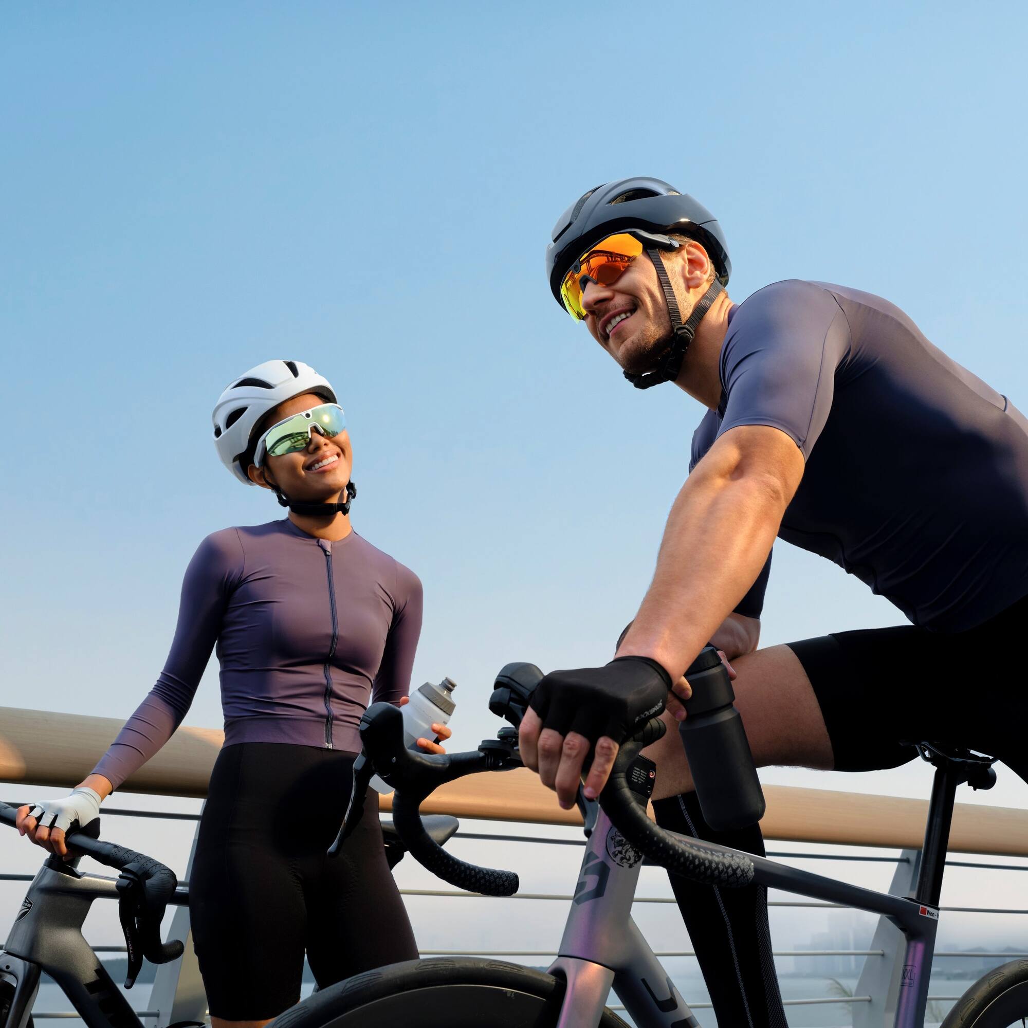 Alt View 2. BleeqUp - Bleequp GLCG00A Ranger Ai Sports Camera Glasses - Black.