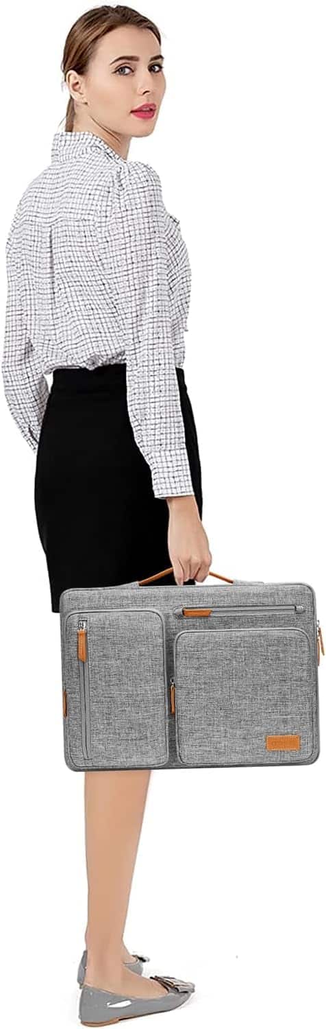 mosiso 360 Protective Laptop Handbag Sleeve 15 15.6 inch for