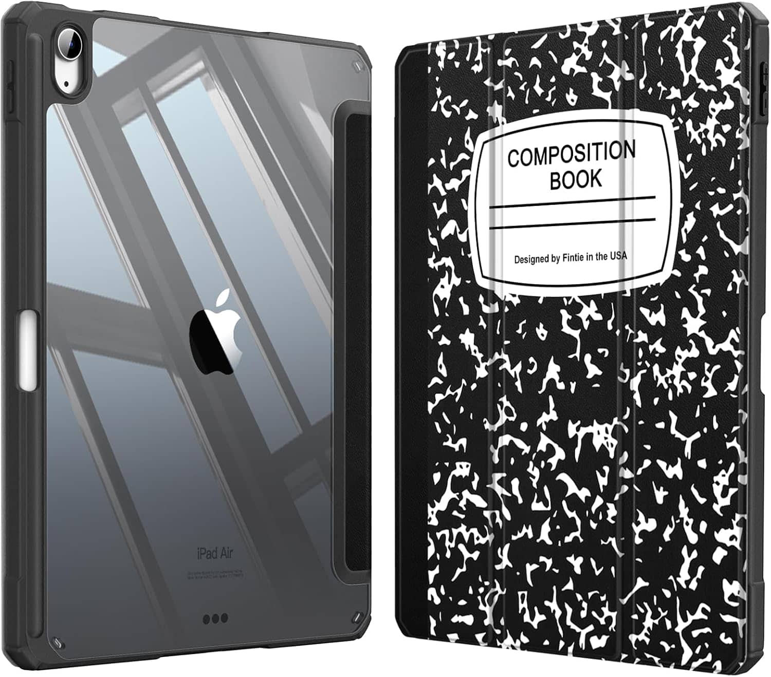 Fintie - Clear Case for iPad Air 11-inch (M4/M3/M2) & iPad Air 4th/5th Gen 10.9 inch | Hybrid Slim Shockproof Shell Cover - Composition Book price history on PriceWatchPro