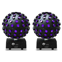 ADJ - American DJ Starburst Multi-Color HEX LED Sphere DJ Lighting Effect (2 Pack) - Black