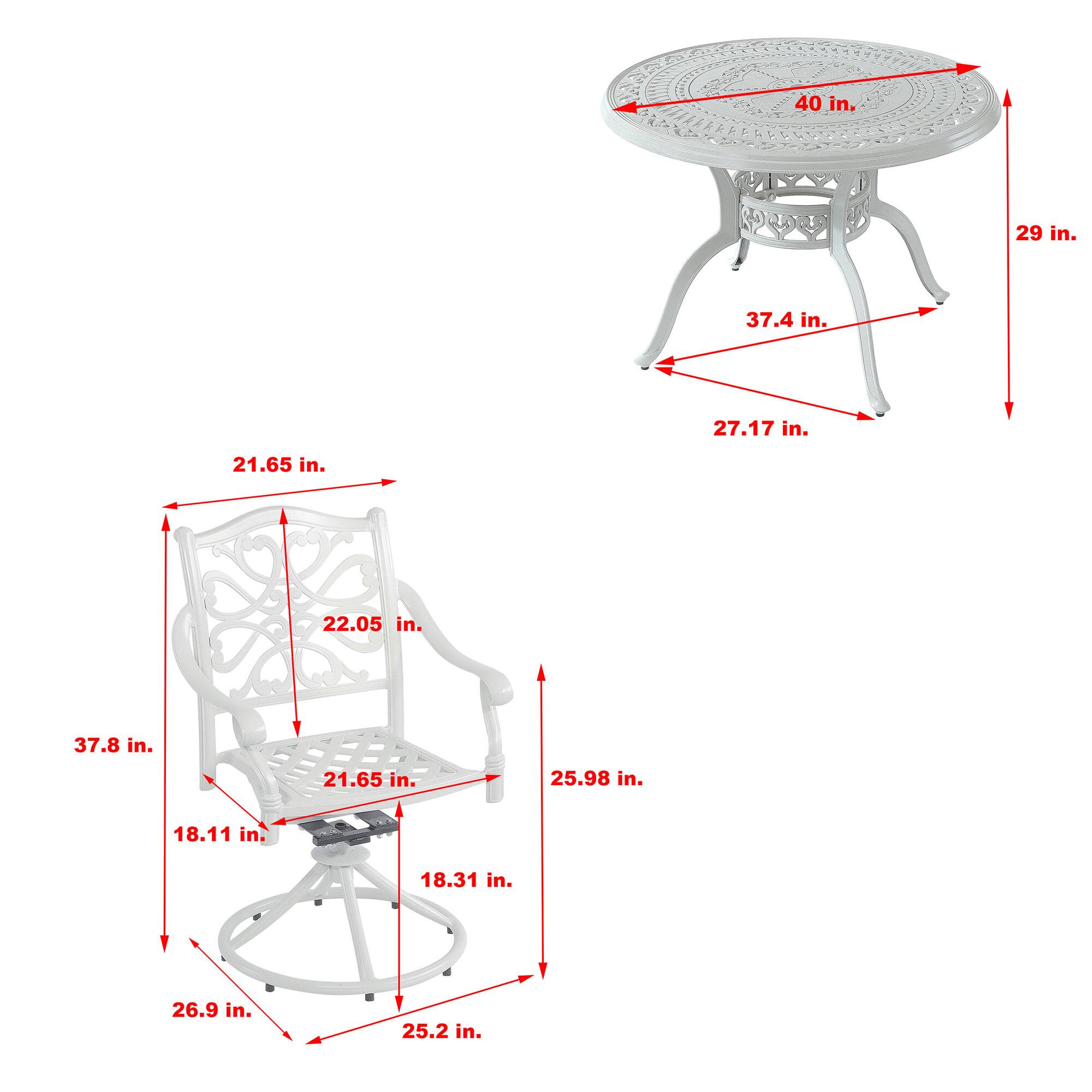 40 in.  
29 in.  
37.4 in.  
27.17 in.  
21.65 in.  
22.05 in.  
37.8 in.  
21.65 in.  
25.98 in.  
18.11 in.  
18.31 in.  
26.9 in.  
25.2 in.