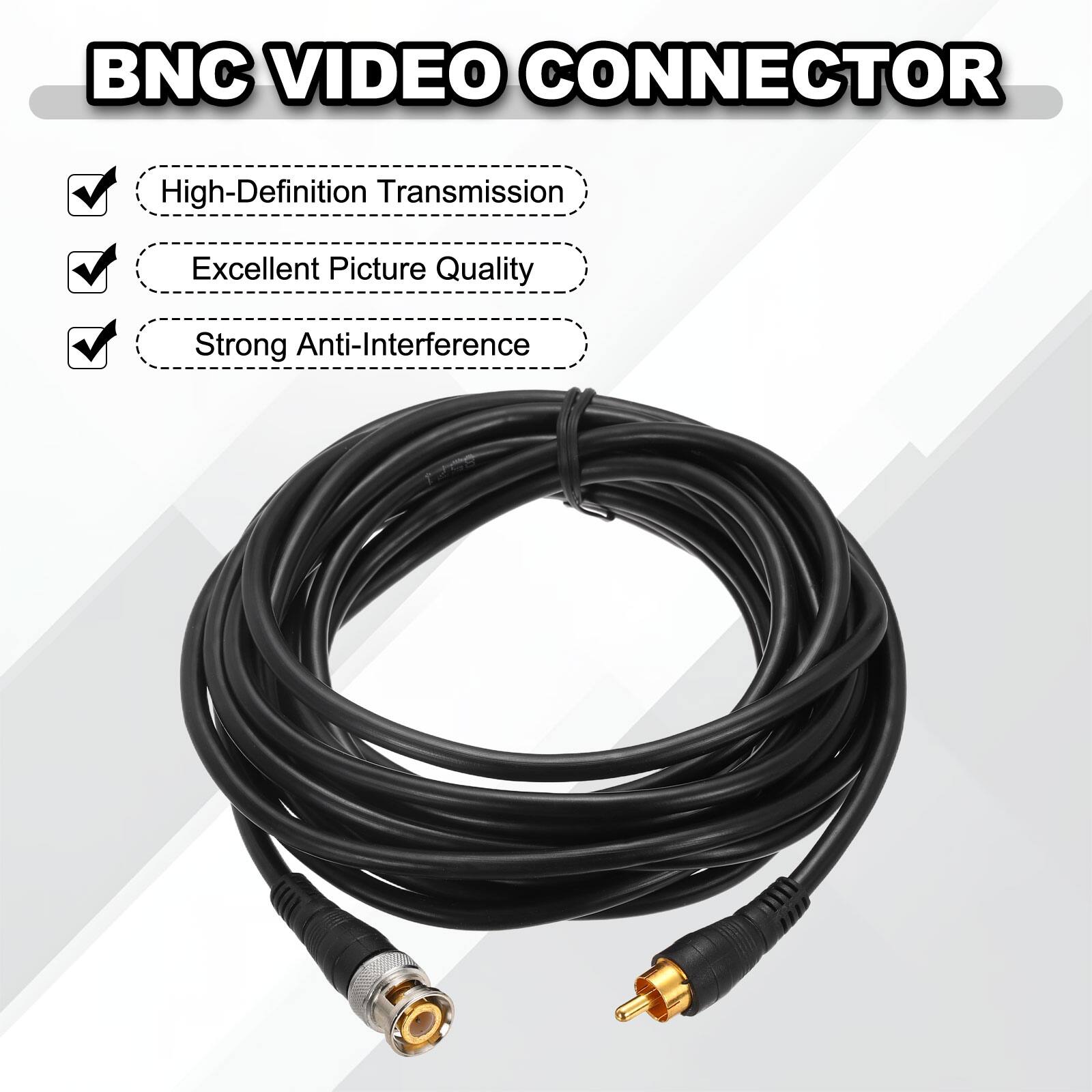 BNC VIDEO CONNECTOR

- High-Definition Transmission
- Excellent Picture Quality
- Strong Anti-Interference