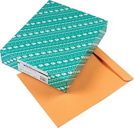 Quality Park - Gummed Kraft Catalog Envelope, 12" x 15 1/2", 100/Box (41967) - Light Kraft