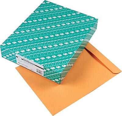 Front. Quality Park - Gummed Kraft Catalog Envelope, 12" x 15 1/2", 100/Box (41967) - Light Kraft.