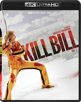 Front. Kill Bill, Vol. 1 - 4K Blu-Ray.