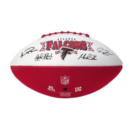 Logo Brands - Atlanta Falcons Legends Signature Football - Red