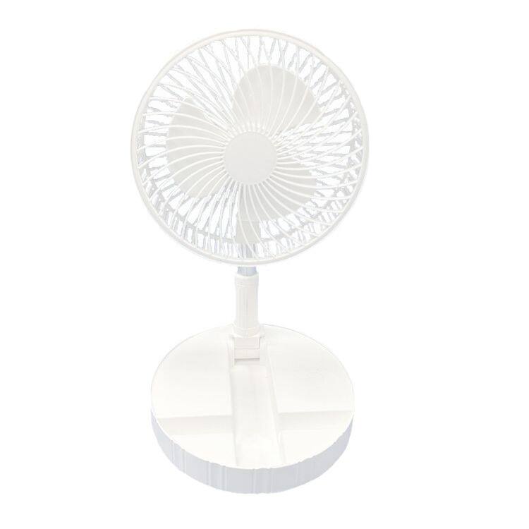 Alt View 3. Cluzine - Telescopic Foldable Pedestal Stand Fan Adjustable Height High Speed Cooling Portable for Indoor Outdoor Use.