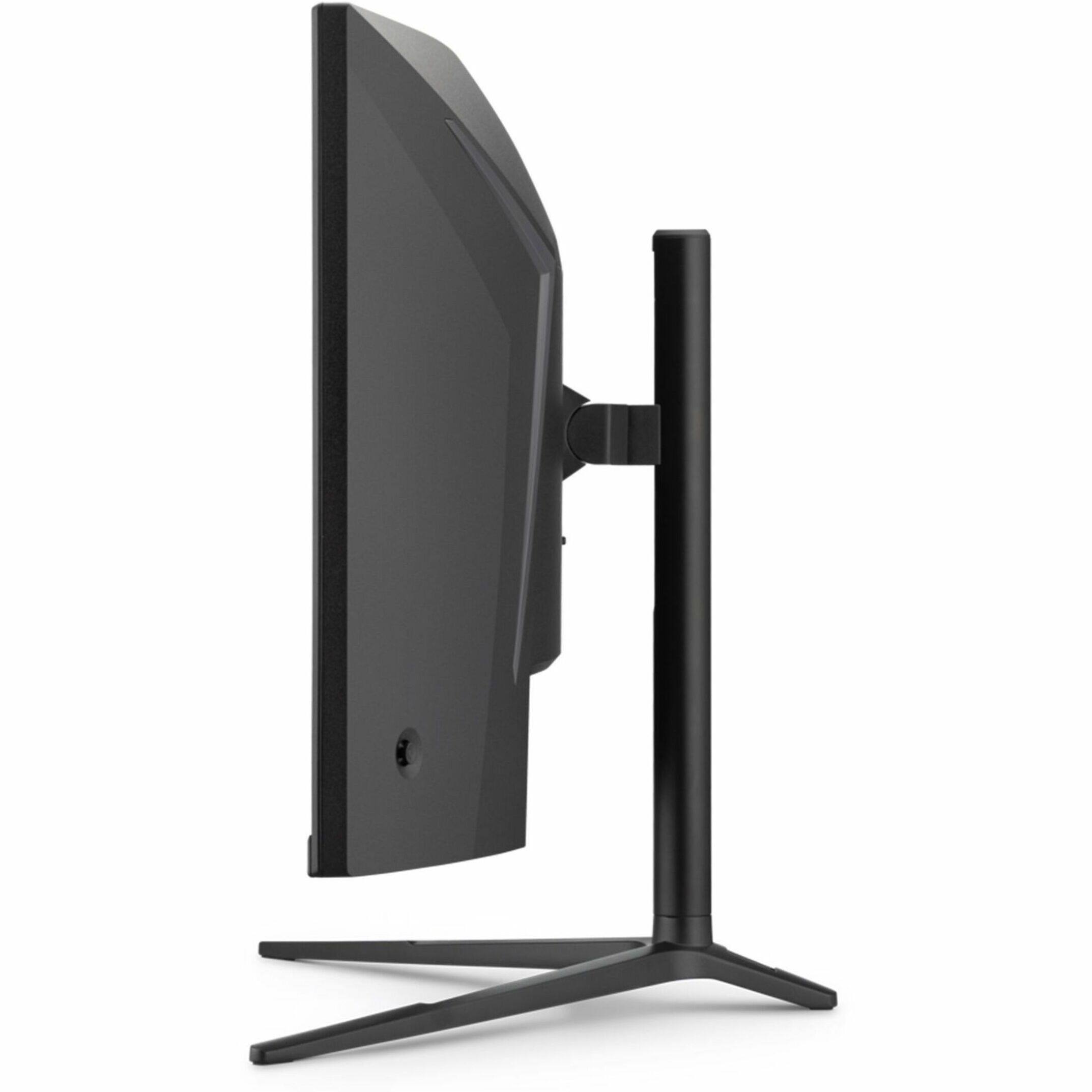 Left. ViewSonic - VX3418C-2K 34 LCD UWQHD 180Hz, FreeSync Premium Curved Gaming Monitor (HDMI, Display Port) - Black.