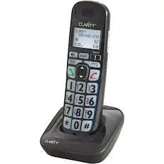 CLARITY
800-426-3738
ANS ON
10:08 PM
8/18
BOOST
RD/P
!
MENU SELECT
MUTE x
CLEAR
1 ABC 2 DEF 3
4 GHI 5 JKL 6
7 MNO 8 PORS 9
* TUV 0 WXYZ #
e