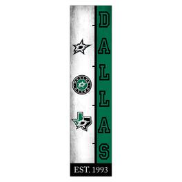 Fan Creations - Dallas Stars 6" x 24" Progression Wood Sign - Multicolor