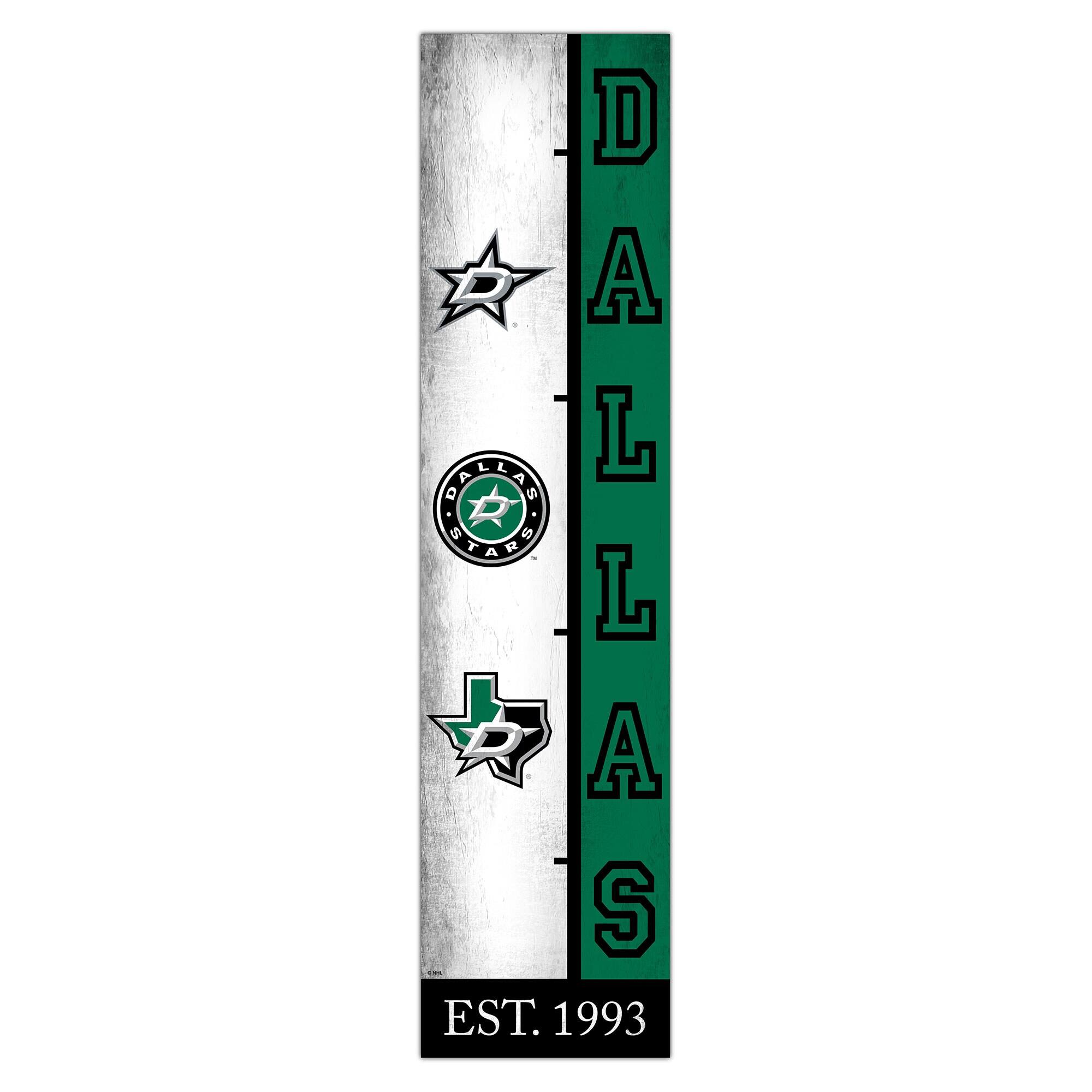 Dallas Stars 6" x 24" Progression Wood Sign