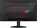 Back. AOC - 27” QD-OLED, QHD, 240hz, G-Sync Compatible, .03ms, Gaming Monitor - Black.