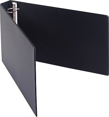 Alt View 4. Cardinal - EasyOpen 2" 3-Ring Non-View Binder, D-Ring - Black.
