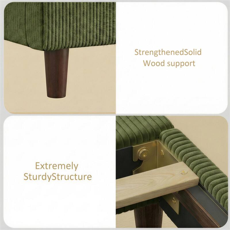 Strengthened Solid Wood support  
Extremely Sturdy Structure
