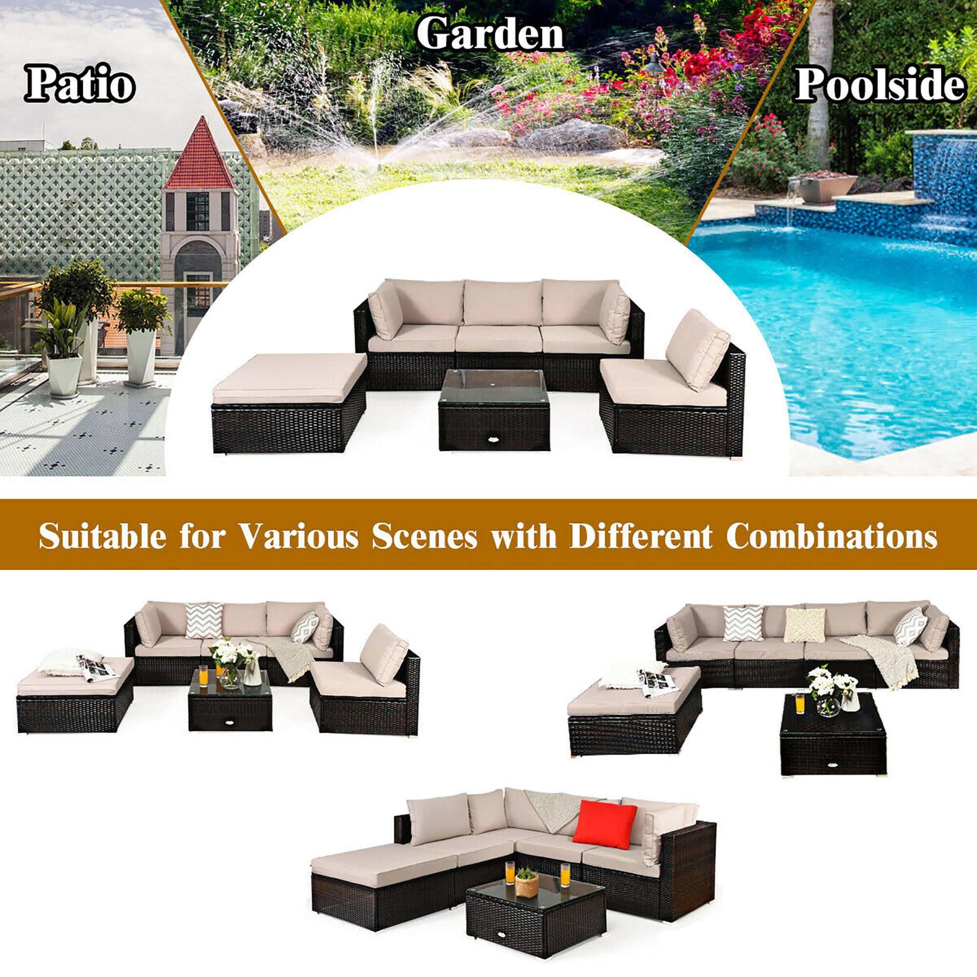 Patio Garden Poolside

Suitable for Various Scenes with Different Combinations