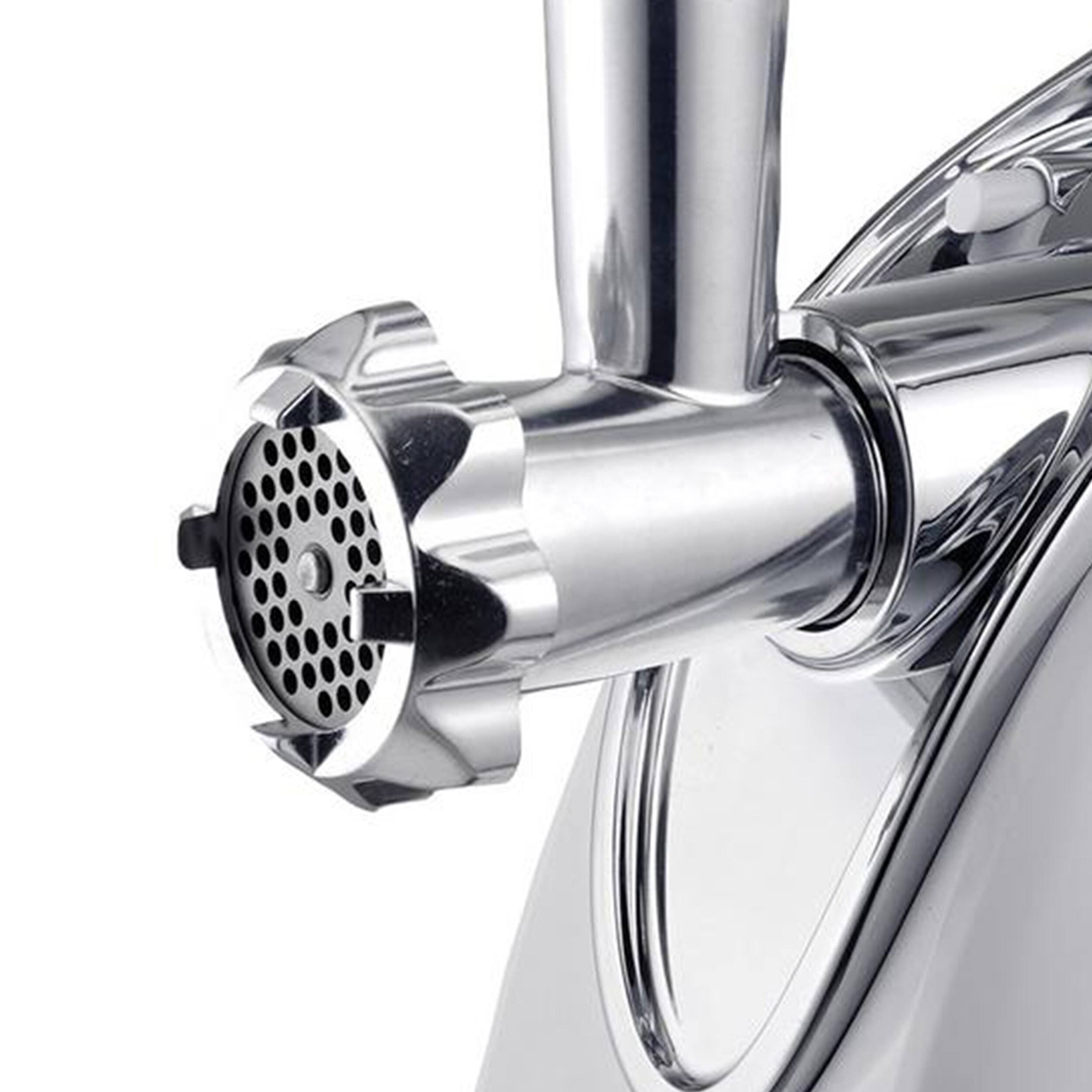 Alt View 1. Brentwood - Brentwood 400 Watt Electric Meat Grinder and Sausage Stuffer in White - White.