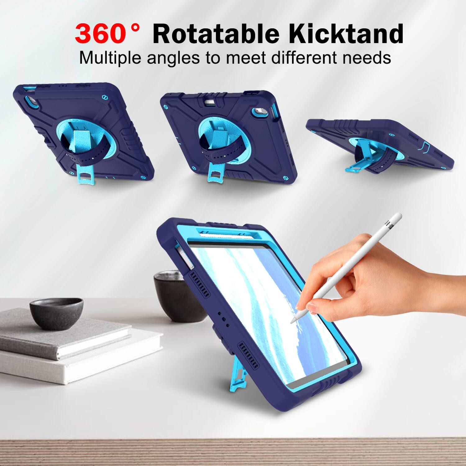 360° Rotatable Kickstand  
Multiple angles to meet different needs