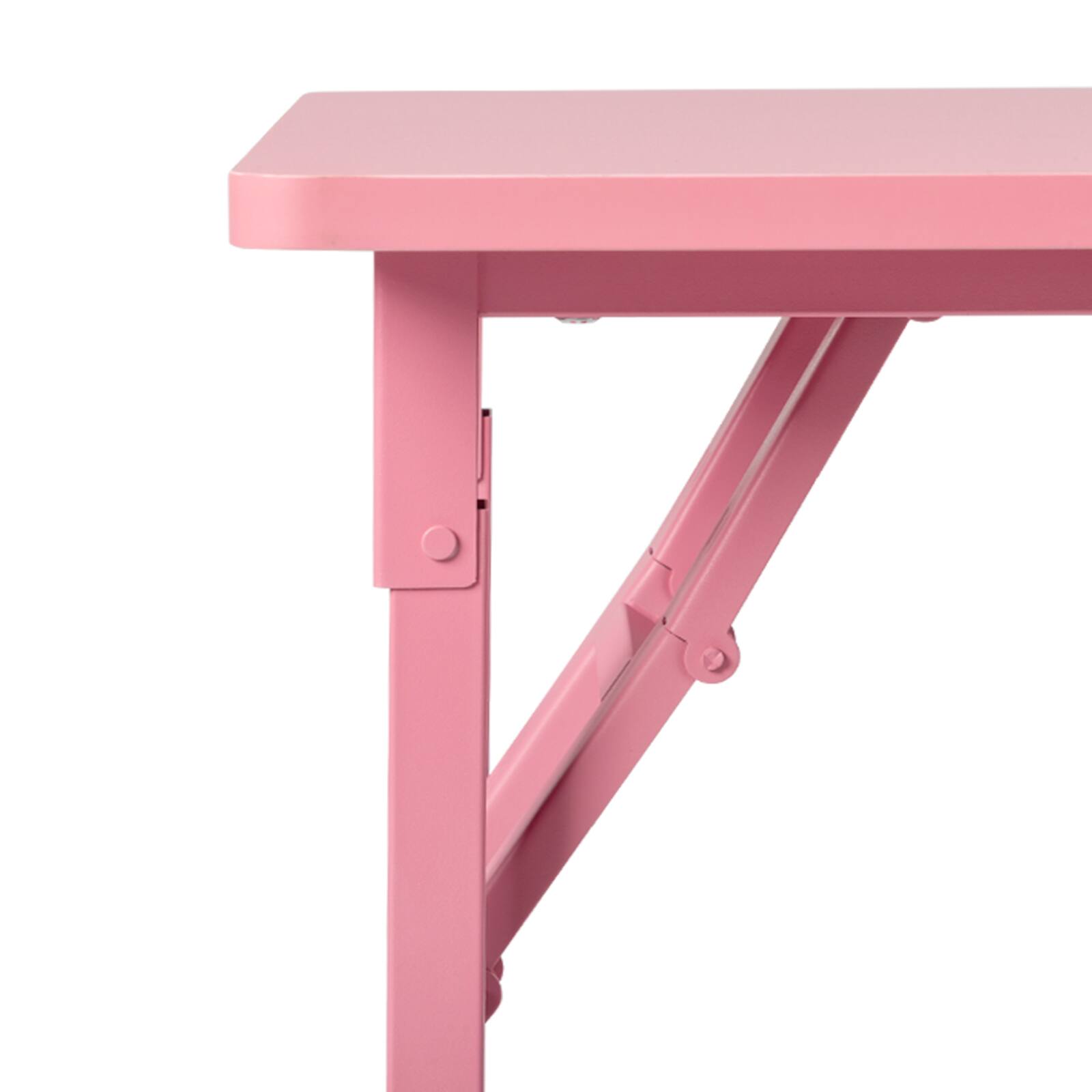 Alt View 5. Winado - Foldable Manicure Table Nail Table Nail Desk Station with Electric Dust Collector & Drawers & Bottom Cabinet for Beauty - Pink.