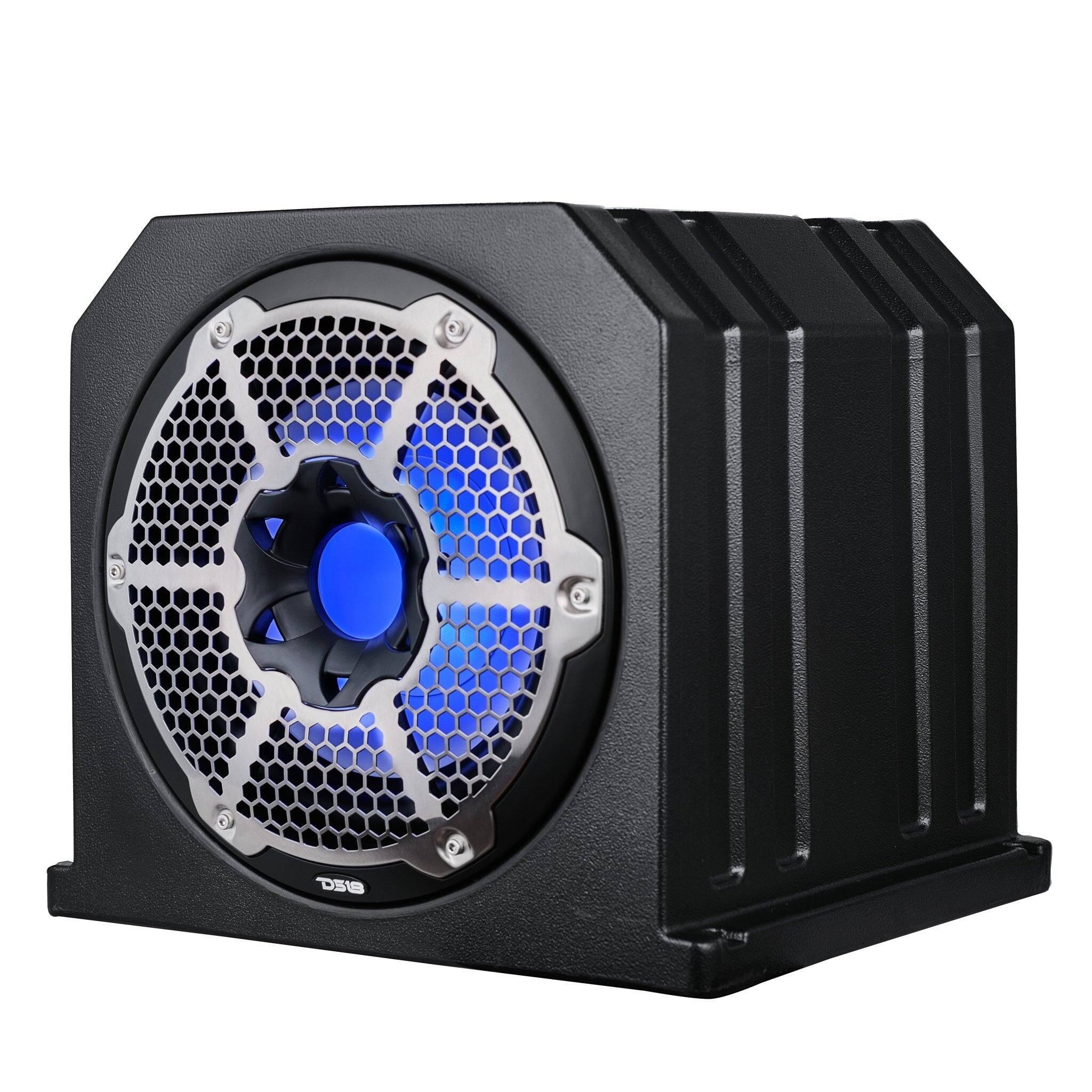 Back. DS18 Audio - NXL Dual 10" Loaded Subwoofer Enclosure, 350W RMS - Black.