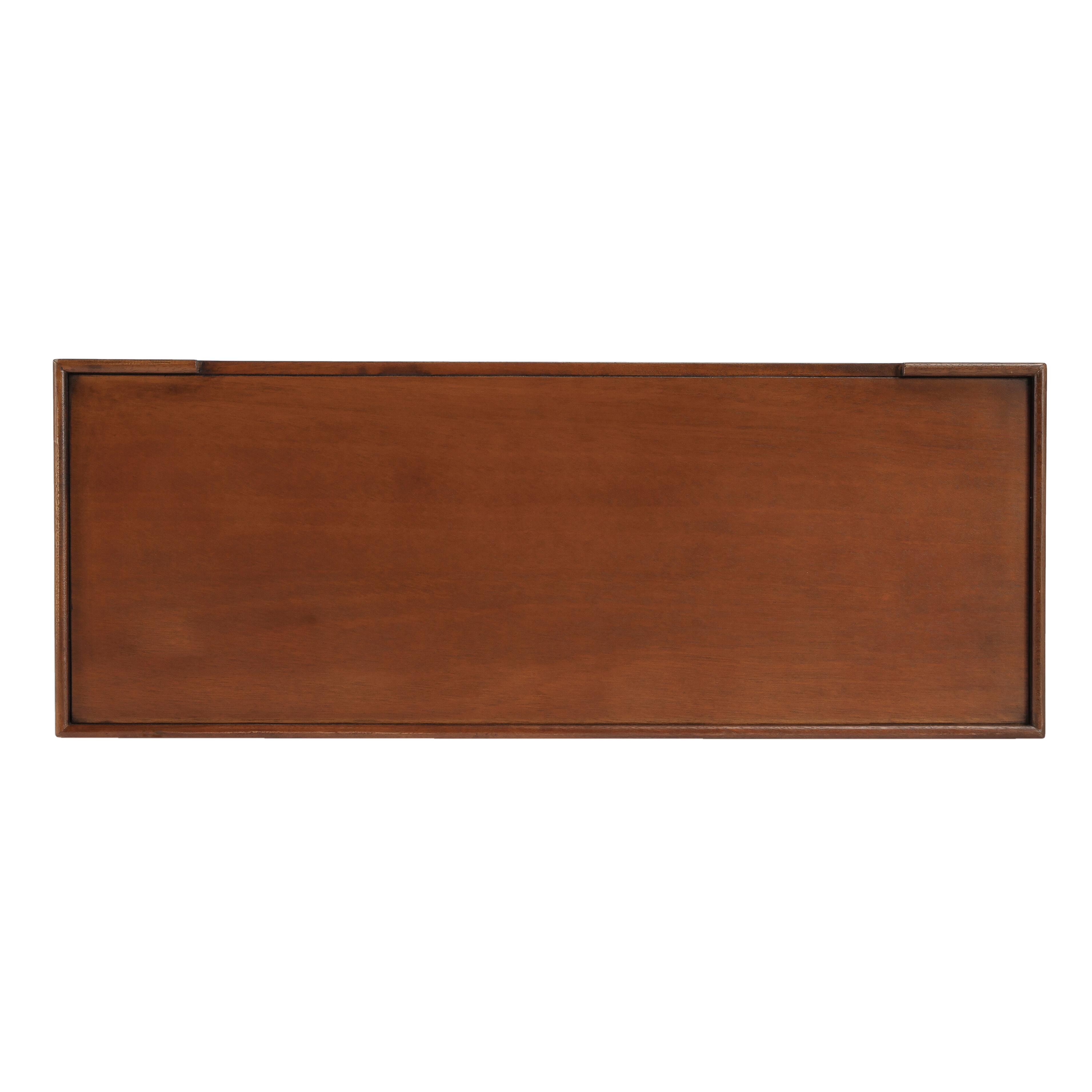 Alt View 6. Butler Specialty - Aubrey 29 in. W Rectangular Console Table with Lower Open Shelf - Medium Brown.