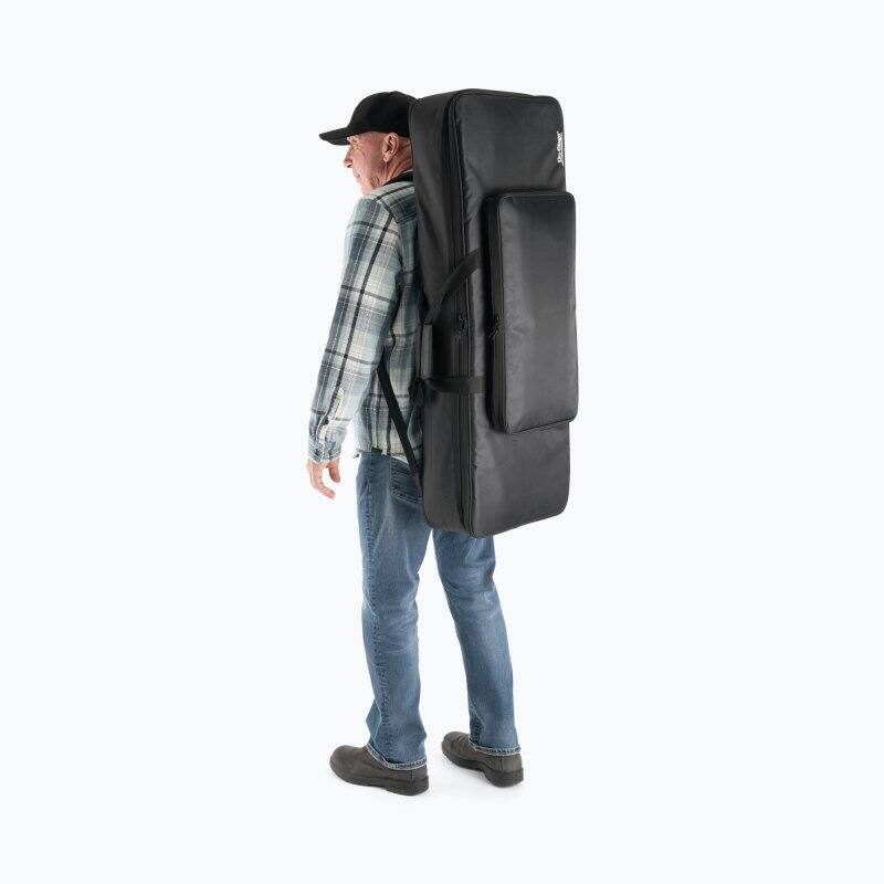 Left. On Stage Stands - On-Stage KBA4061 61-Key Keyboard Bag,Black - Black.