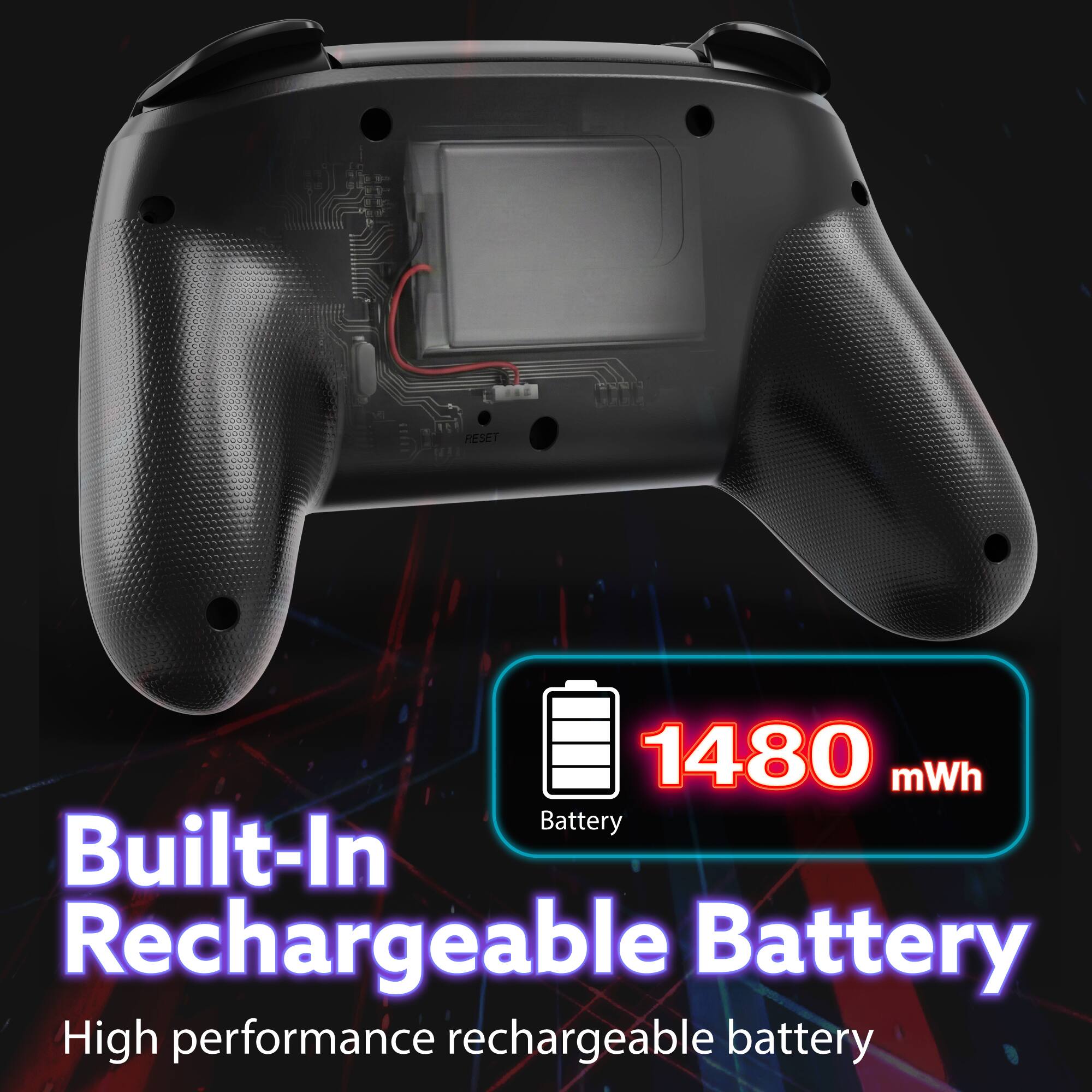 RESET 1480 mWh Battery Built-In Rechargeable Battery High performance rechargeable battery