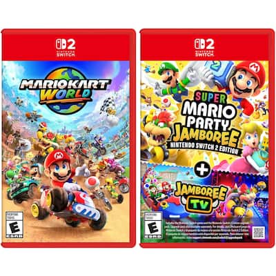 Mario Kart World and Super Mario Party Jamboree Bundle Nintendo