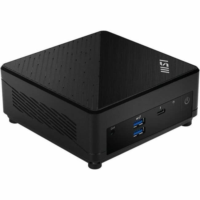 MSI - Cubi 5 NUC Mini PC Intel i5-1235U 8GB 500GB SSD Dual LAN W11P 3Y Advanced Replacement - Mini Yet Powerful The Cubi 5 - Core Black