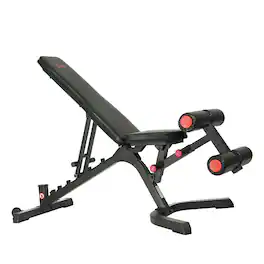 Sunny Health & Fitness - Power Zone Premium Adjustable Multifunction Incline/Decline Bench - Black