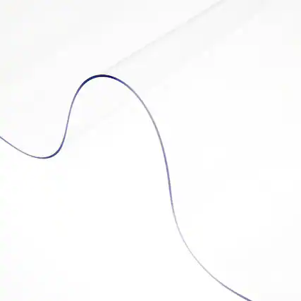 Front. VEVOR - Plastic Table Cover, 42"x80"x0.08", Transparent PVC Table Protector, Rectangle Clear Desk Mat - Transparent.